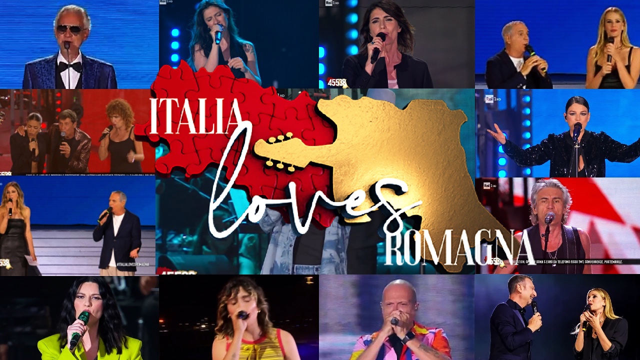 Ascolti tv ieri: Italia Loves Romagna sfiora 4mln. Bene Anna Tatangelo Canale 5