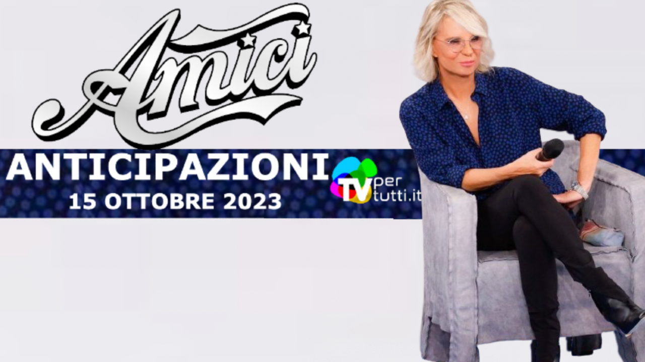 Anticipazioni Amici 23 registrazione 4° puntata: provvedimento per Ezio