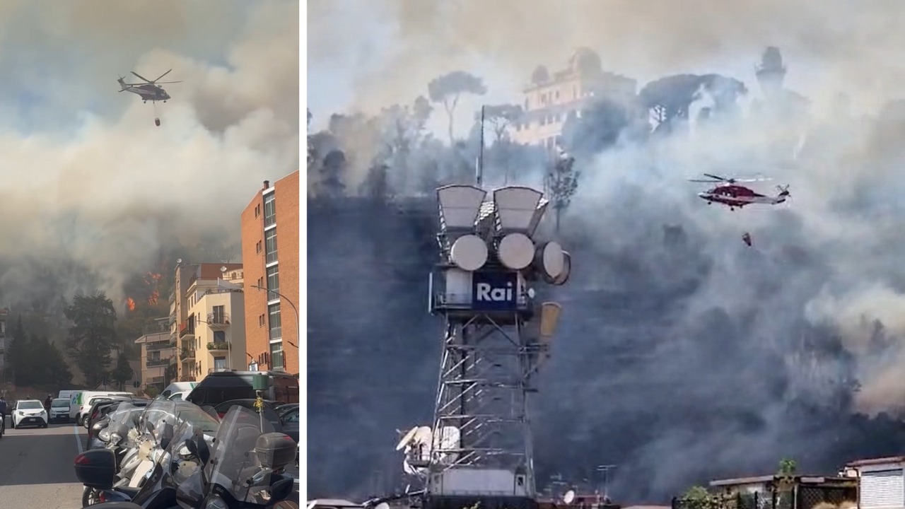 Incendio a Roma, evacuati studi Rai: salta Estate in Diretta