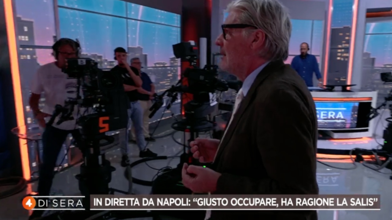 Paolo Del Debbio sbraita a 4 di Sera, che disagio! Attacchi dal pubblico