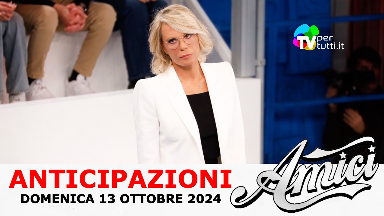 Anticipazioni Amici 24, puntata 13 ottobre: sfide, eliminato e classifiche