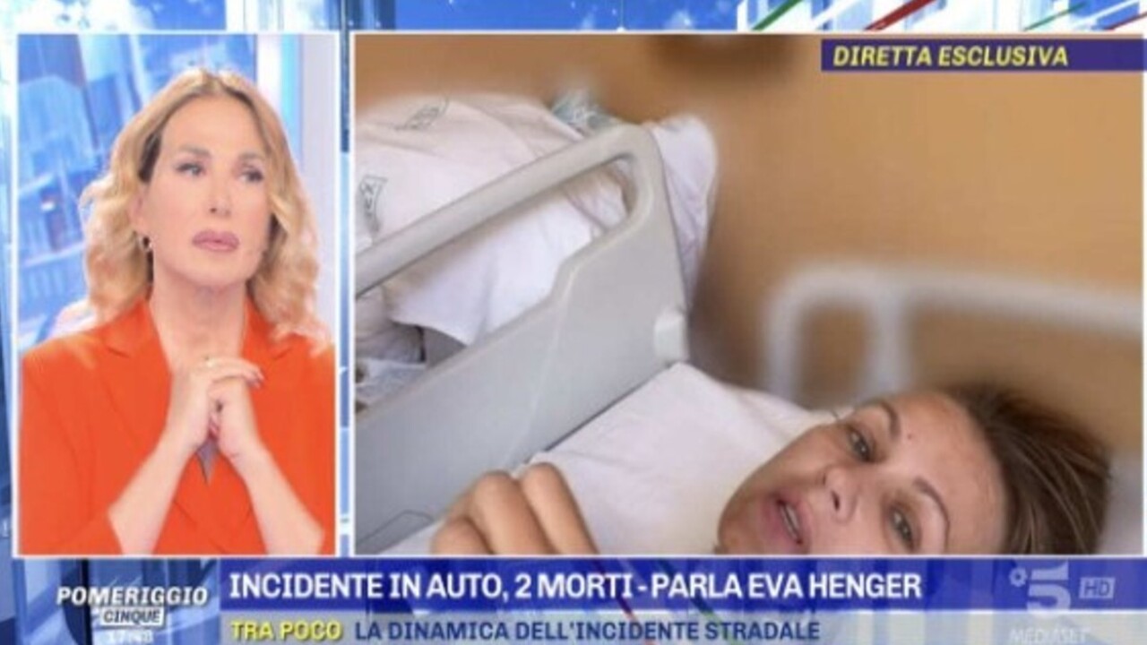 Eva Henger dopo l’incidente d’auto: «Quadro clinico complesso»