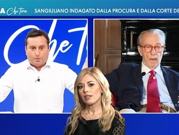 VIDEO Feltri insulta Maria Rosaria Boccia: «Tro*a». Gelo a L'Aria che Tira