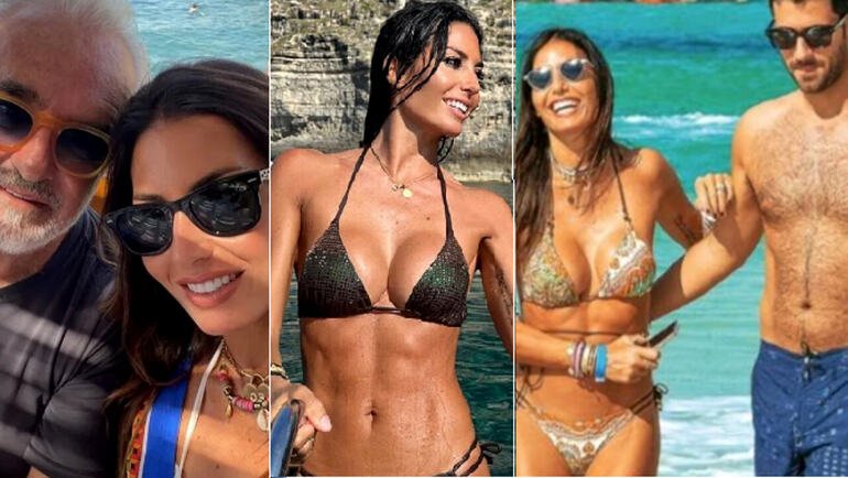 Elisabetta Gregoraci tra due fuochi: paure per Briatore e freno con Giulio