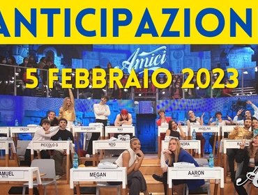 Anticipazioni Amici 22, eliminati e ingressi al Serale del 5 febbraio 2023