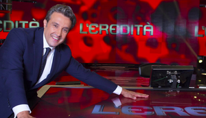 Ascolti TV, L’Eredità sempre più stellare ma delude il campione