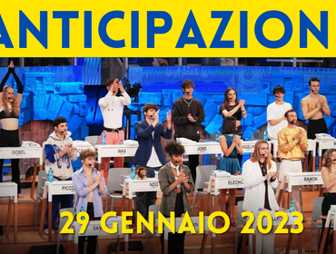 Anticipazioni Amici 22, eliminati e ingressi al serale del 29 gennaio 2023