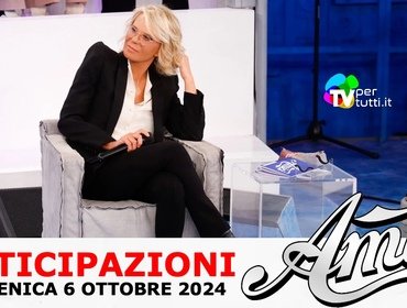 Anticipazioni Amici 24, registrazione puntata 6 ottobre: classifiche e ospiti